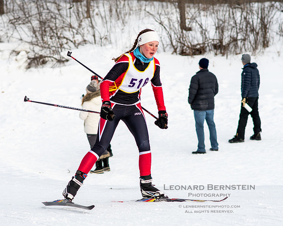MSHSL State Section 2 Nordic Ski Championships, Theodore Wirth Park, Minneapolis, MN. 7 February  2022.