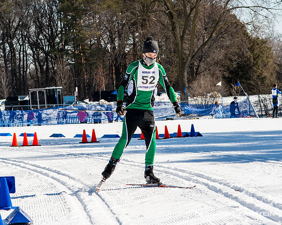 MSHSL Section 2 High School Championships at Wirth Park, March 2, 2021.