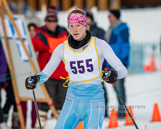 MSHSL State Section 2 Nordic Ski Championships, Theodore Wirth Park, Minneapolis, MN. 7 February  2022.