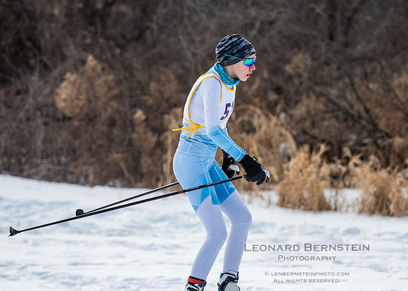 MSHSL State Section 2 Nordic Ski Championships, Theodore Wirth Park, Minneapolis, MN. 7 February  2022.