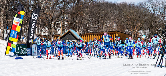 Junior Nationals Classic Races, Theodore Wirth Park, Minneapolis, MN. 11 March 2022.