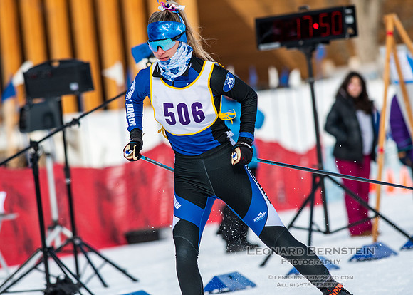 MSHSL State Section 2 Nordic Ski Championships, Theodore Wirth Park, Minneapolis, MN. 7 February  2022.