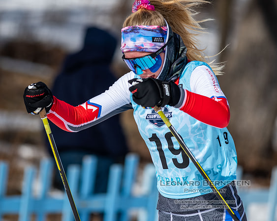 Junior Nationals Classic Races, Theodore Wirth Park, Minneapolis, MN. 11 March 2022.