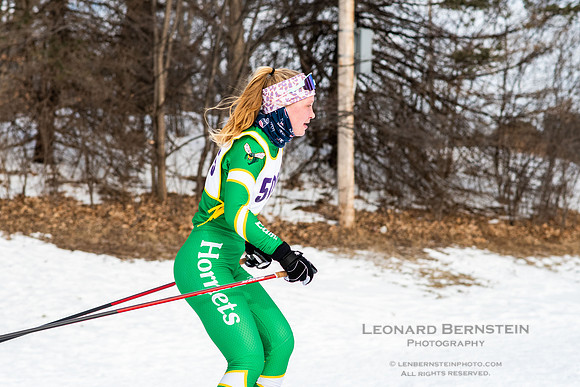 MSHSL State Section 2 Nordic Ski Championships, Theodore Wirth Park, Minneapolis, MN. 7 February  2022.