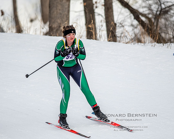 MSHSL State Section 2 Nordic Ski Championships, Theodore Wirth Park, Minneapolis, MN. 7 February  2022.